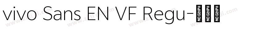 vivo Sans EN VF Regu字体转换